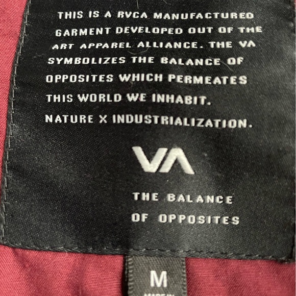 RVCA Coat M - Picture 4 of 5